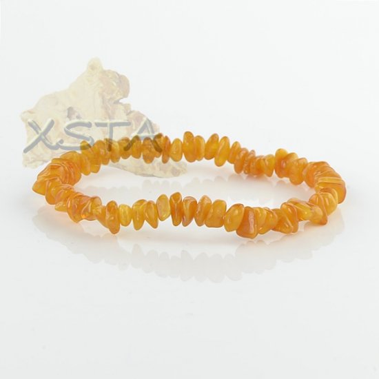 Natural chips Baltic amber bracelet